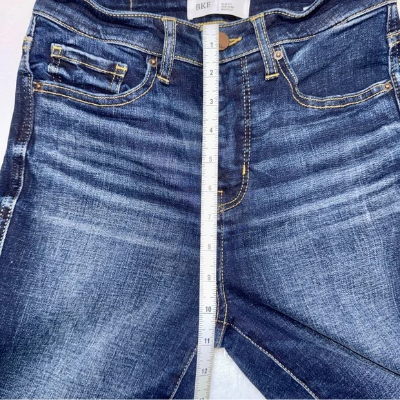 BKE Billie Slim-Fit High Rise Bootcut Jeans - Deep Blue - Picture 9 of 10